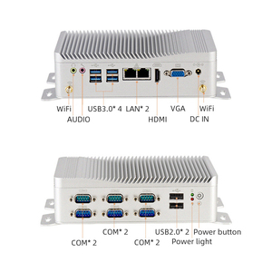 J4125 Quad Core Mini PC 6 RS232 Small <strong>Computer</strong> <strong>LINUX</strong> Barebone <strong>System</strong>