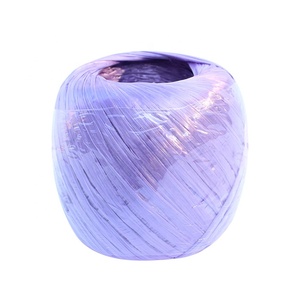 100 g/rollo de cuerda de plástico de película PP cuerda de paja y Cuerda de rafia plana para embalaje - Product Image 1