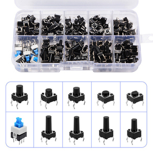 Düğme anahtarı paketi musluk anahtarı 6x6 10 çeşit 180 anahtar anahtarı 6*6*4.3/5/6/7/8/9.5/11/12/13/14 - Product Image 1