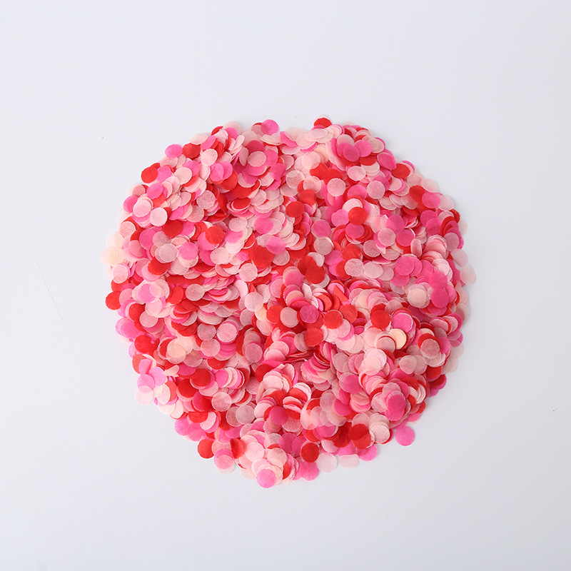 colorful Red powder small round tablet, 1 cm