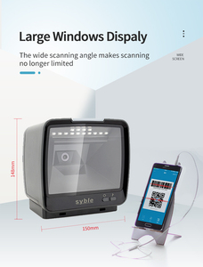 Table <strong>Reader</strong> Portable Wired Usb 1D 2D Bar Qr <strong>Code</strong> <strong>Reader</strong> Desktop Barcode Scanner