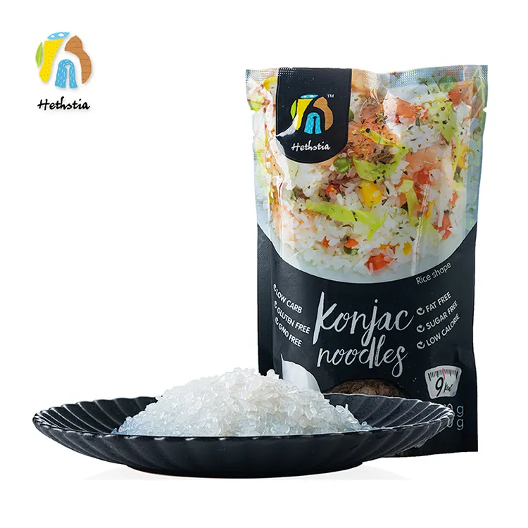 Großhandel Bio Konjac Reis Gesunde Konjac Mahlzeiten Diabetiker Reis Wunder Reis