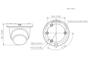 <strong>Dahua</strong> <strong>Camera</strong> in Stock IPC-HDW2849TM-S-IL 3.6mm 8MP Smart Dual Light Fixed-focal Eyeball WizSense Network <strong>Camera</strong> DSS PSS DMSS - Product Image 5