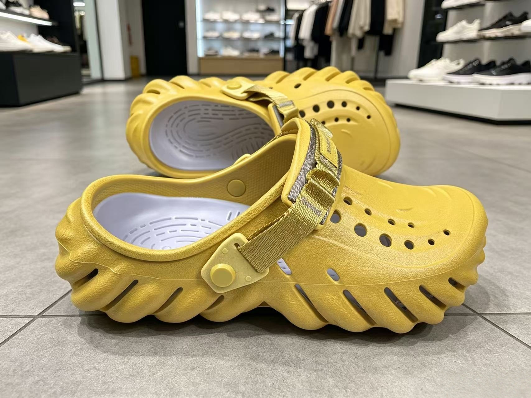 Bobo Shoes Yellow/gray cushion