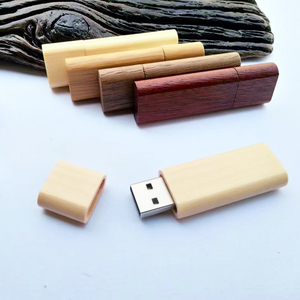Ahşap USB 2.0 Arabirim Tipi ahşap USB kalem sürücü ahşap kutu ile - Product Image 2