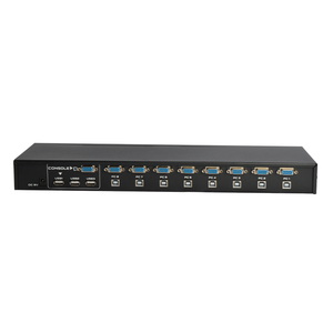 FJ-8UK FJGEAR即插即用8进1出1920*1440手动8端口VGA Usb Kvm交换机USB2.0版本VGA KVM交换机 - Product Image 4
