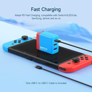 Jemdo PD36W GaN充電器Nintendo SwitchポータブルトラベルドックHDMI缶キャストTVアクセサリプラグ1.5m C-ABL Type-Cポート - Product Image 5