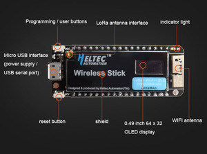 Heltec V2 scheda di sviluppo Wireless SX1276/SX1278 LoRa nodo Chip con WiFi e per IoT comunicazione & Networking - Product Image 6