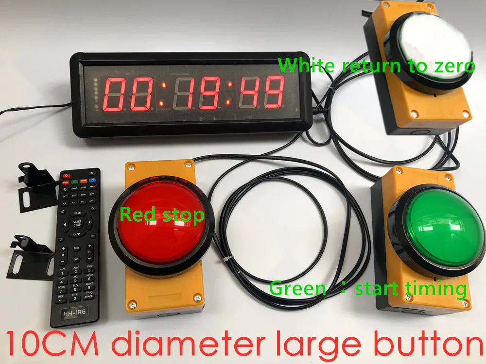 3 boutons de 10 cm