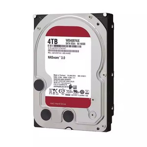 4TB红色加网络连接存储硬盘WD40EFPX 7200转/分SATA类6Gb/s 256MB高速缓存3.5英寸内部硬盘，用于服务器应用 - Product Image 1