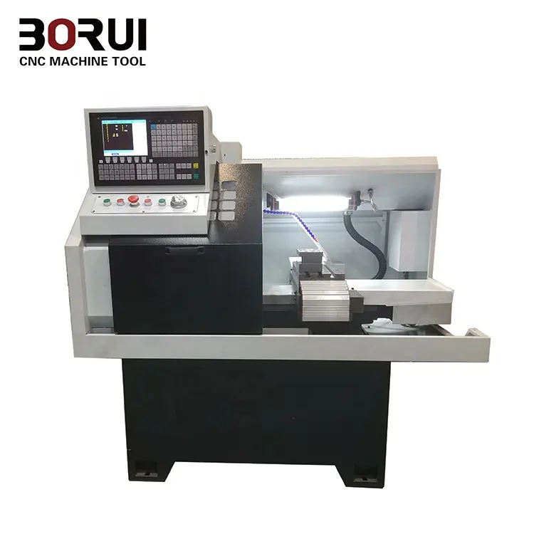 Máquina de torno CNC CK6132, piezas y componentes, con alimentador de barras