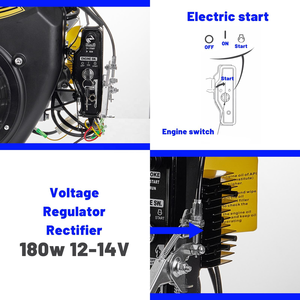 V-twin 739cc/27hp 4-đột quỵ làm mát bằng không khí động cơ xăng biển với ecoil bắt đầu cấu hình - Product Image 6
