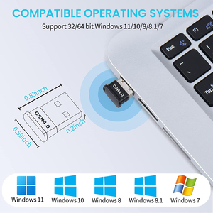 Blue tooth 5.0 adattatore USB ricevitore Dongle Bluetooth Audio per Mouse del computer accessori per tastiera del computer portatile ricevitore Wireless - Product Image 5