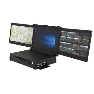 Suntek 17.3 inç All-In-One endüstriyel bilgisayar üç geçirmez taşınabilir gömülü özellikler üç ekranlı ekran takviyeli Terminal - Product Image 1