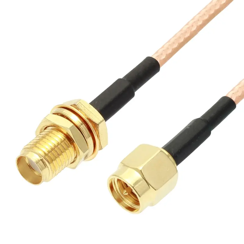 Extensión de Cable Coaxial, 6 pulgadas, 10, 15, 20cm, SMA hembra a SMA macho, RG178, RG316, RF