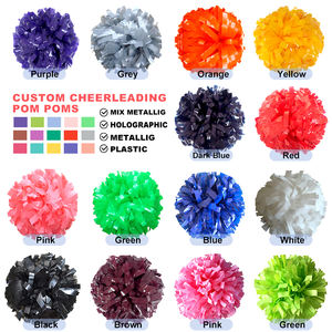 Tùy Chỉnh Xử Lý Nhựa Màu Hồng Cổ Vũ Baton Với Kích Thước Tùy Chỉnh Cổ Vũ Poms Poms - Product Image 2