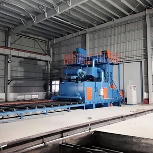 Q69 yeni büyük ölçekli sürekli besleme yoluyla kumlama makinesi büyük-ölçek Metal pas giderme için işleme ekipmanları - Product Image 2
