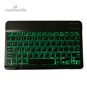 Ultra Thin 7 Color LED Backlit Wireless Mini <strong>Keyboard</strong> with Blue Tooth Tablet <strong>Keyboard</strong> <strong>for</strong> <strong>Android</strong>/Mac/<strong>OS</strong> Windows Tablet Phone - Product Image 6