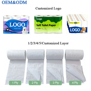 Hot bán tùy chỉnh giấy vệ sinh cuộn mô nhà sản xuất bán buôn giá 5 4 3 <span class=keywords><strong>2</strong></span> ply giấy vệ sinh - Product Image 3