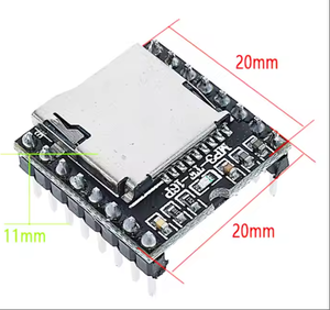 Mini modulo lettore MP3, con modulo di uscita semplificato altoparlante MP3, scheda TF USB Drive per Arduino DF riproduzione - Product Image 4