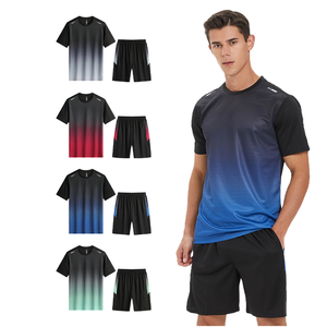 Thể Thao Thiết Lập Tập Thể Dục Phòng Tập Thể Dục Yoga Mặc Phù Hợp Với Tracksuit Nhanh Khô Chạy Thể Dục Quần Áo Thể Thao Áo Sơ Mi Thiết Lập Phòng Tập Thể Dục - Product Image 1