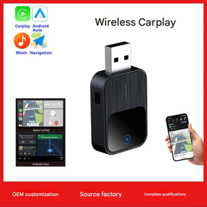 OEM Nueva caja inalámbrica Carplay Android Adaptador dos en uno QC3.0 15W Potencia de salida 5V/2A Entrada Tipo-C Puerto para Interconexión de automóviles - Product Image 5