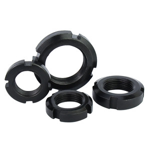 <span class=keywords><strong>M30</strong></span> M40 M50 Nhà Máy Giá Thép Gr 4.8 Gr 8.8 Gr 10.9 Gr 12.9 Oxit Màu Đen Rãnh Vòng <span class=keywords><strong>Nut</strong></span> Din1804 - Product Image 2