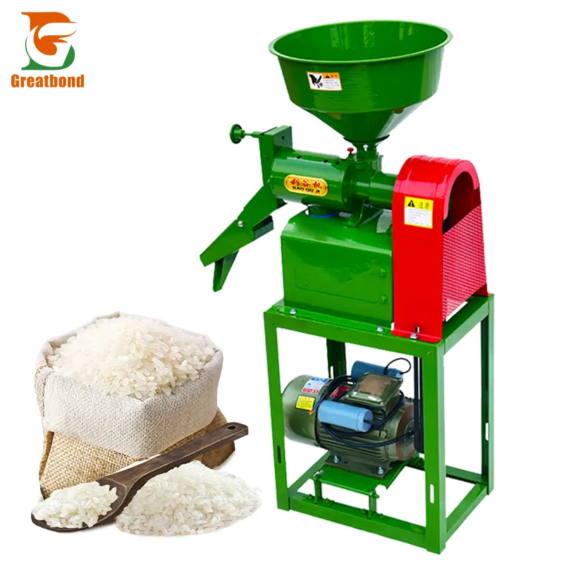 소형 가정용 상업용 쌀 밀링 머신 판매용 새로운 2.2Kw 쌀 밀