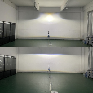 AES โปรเจคเตอร์ LED 1.8นิ้ว HM-1 6000K, โปรเจ็คเตอร์ LED ตัดแบนเลนส์สีฟ้า - Product Image 4