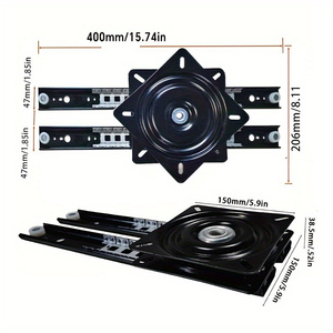 360 डिग्री घूर्णन डाइनिंग बार ट्रैक, भारी शुल्क टेलीस्कोपिक स्लाइडिंग द्वीप तालिका प्रणाली, समायोज्य स्टील पुश-पुल रेल - Product Image 3