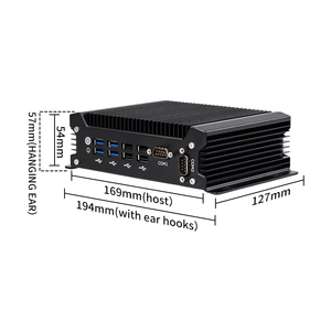 Portable <strong>Linux</strong> <strong>Computer</strong> <strong>with</strong> Intel Core I7 Dual LAN Display Fanless Design &amp; RS232 Ultra Low Power for Industrial Use - Product Image 6