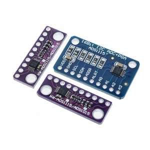 16-Bit-I2C-ADS1115 ADS1015 Modul ADC 4-Kanal mit Pro-Verstärker 2.0V zu 5,5V Präzisions-Analog-Digital-Konverter