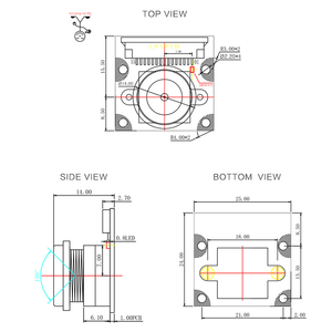 Raspberry PI 4. Generation 3B+ einstellbare Brennweite nacht Raspberry Pie OV5647 Kameramodul - Product Image 4