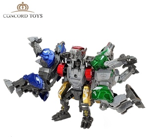 最新デザインキッズ変形ロボットおもちゃ4IN1変形合金ロバートビーストモデル最新ダイキャストおもちゃ変形ロボットおもちゃ - Product Image 2