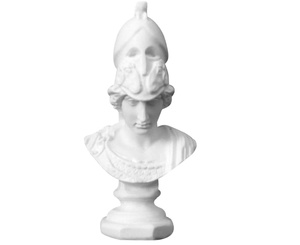Mini Athena heykeli antik yunan mitolojisinde karakter heykeli dekorasyon reçine büstü kroki uygulama modeli - Product Image 1