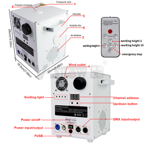 VSHOW CSF650 650W Cold <strong>Spark</strong> Machine Stage Effects Cold <strong>Spark</strong> Machine Cold Fireworks Adjustable <strong>Spark</strong> - Product Image 2