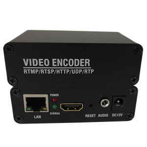 H.265 Encoder per Live Streaming Video HD IP UDP RTMP SRT HTTP HLS RTSP gestione remota ingresso RJ45 per la trasmissione Radio TV - Product Image 2