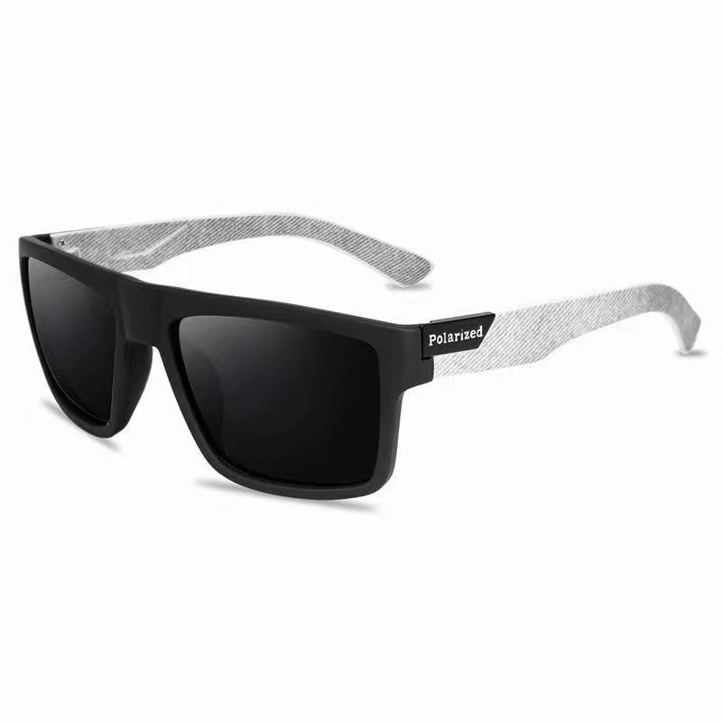 Cornice nera/gamba bianca/grigio polarizzato