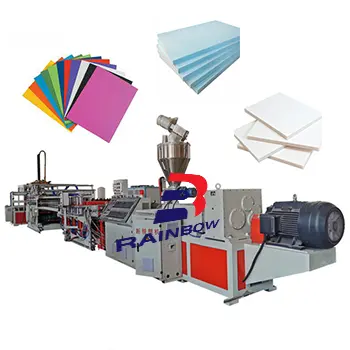 Máquina de fabricación de tablero de espuma de PVC WPC, decoración impermeable, máquina de tablero de espuma de PVC de Metal de alta densidad