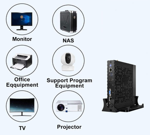 ตัวเลือกI3 I5 I7 CPUที่ไม่ซ้ำกันระบายความร้อนกรณีมินิพีซีสำหรับสำนักงานที่มีHD VGA PS2 - Product Image 3