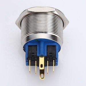Uzun ömürlü push button ONPOW GQ25 25mm anti-vandal anahtarı anlık normalde açık aydınlatmalı SS basma düğmesi anahtarı - Product Image 5