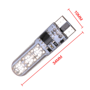 T10 Remote 5050 6SMD RGB uzaktan kumanda ile araba yan İşaretleme işık LED Strobe flaş kama lambası gümrükleme plaka işıkları - Product Image 4
