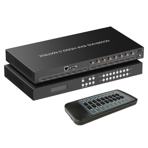 Nuevo 2X2 2X3 8 Entrada 8 Salida HDMI Matrix 4K60 HDMI Video Matrix Switch Seamless 8x8 4K Hdmi Matrix