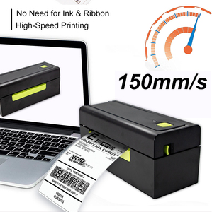 Uyin FBAサーマル4x6配送バーコードラベルプリンター4インチ110mmステッカーEbayShopifyFedEx USPS用ウェイビルプリンター - Product Image 5