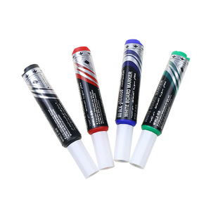 BECOL Marcador de pizarra blanca de borrado en seco ecológico no tóxico Escritura audaz Marcadores de pizarra blanca borrables suavemente con punta de cincel para oficina - Product Image 5