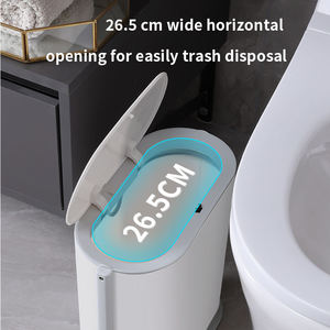新しいトレンド使いやすい8L防水プラスチックセンサースマートサニタリービン自動ゴミ箱 - Product Image 3
