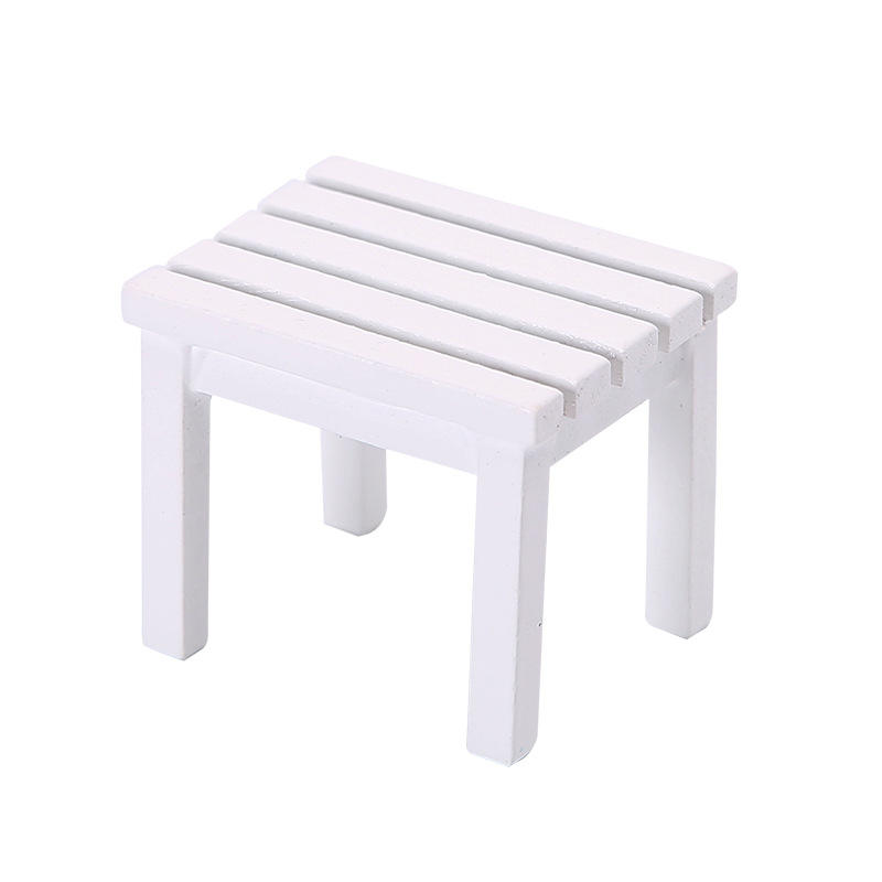White short stool