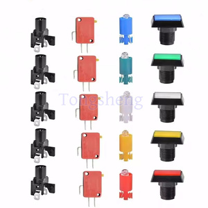51*33mm Arcade <strong>Push</strong> <strong>Button</strong> Switching <strong>Led</strong> Rectangle Colorful <strong>Rectangular</strong> Beveled <strong>Buttons</strong> Arcade Game Machine Parts - Product Image 6