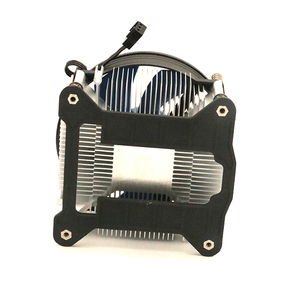 LGA ที่ทำความเย็นซีพียู1366ชิ้นพร้อมครีบอลูมิเนียม4Pin PWM พัดลม CPU สำหรับคอมพิวเตอร์เกมโปรเซสเซอร์ PC CPU ฮีทซิงค์ระบายความร้อน - Product Image 4