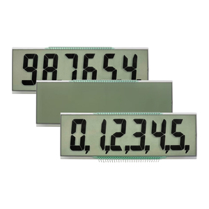Ucuz fiyat özel segment lcd modülü fiyat segmenti görüntüler ekran HTN pozitif 3.0V 7 monokrom segmentli lcd ekran modülü